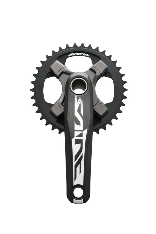 Shimano Saint M820 Single Ring Crankset - Black Black 165mm - 36t - 68/73mm BB Shell - 50.4mm Chainline - 104mm 