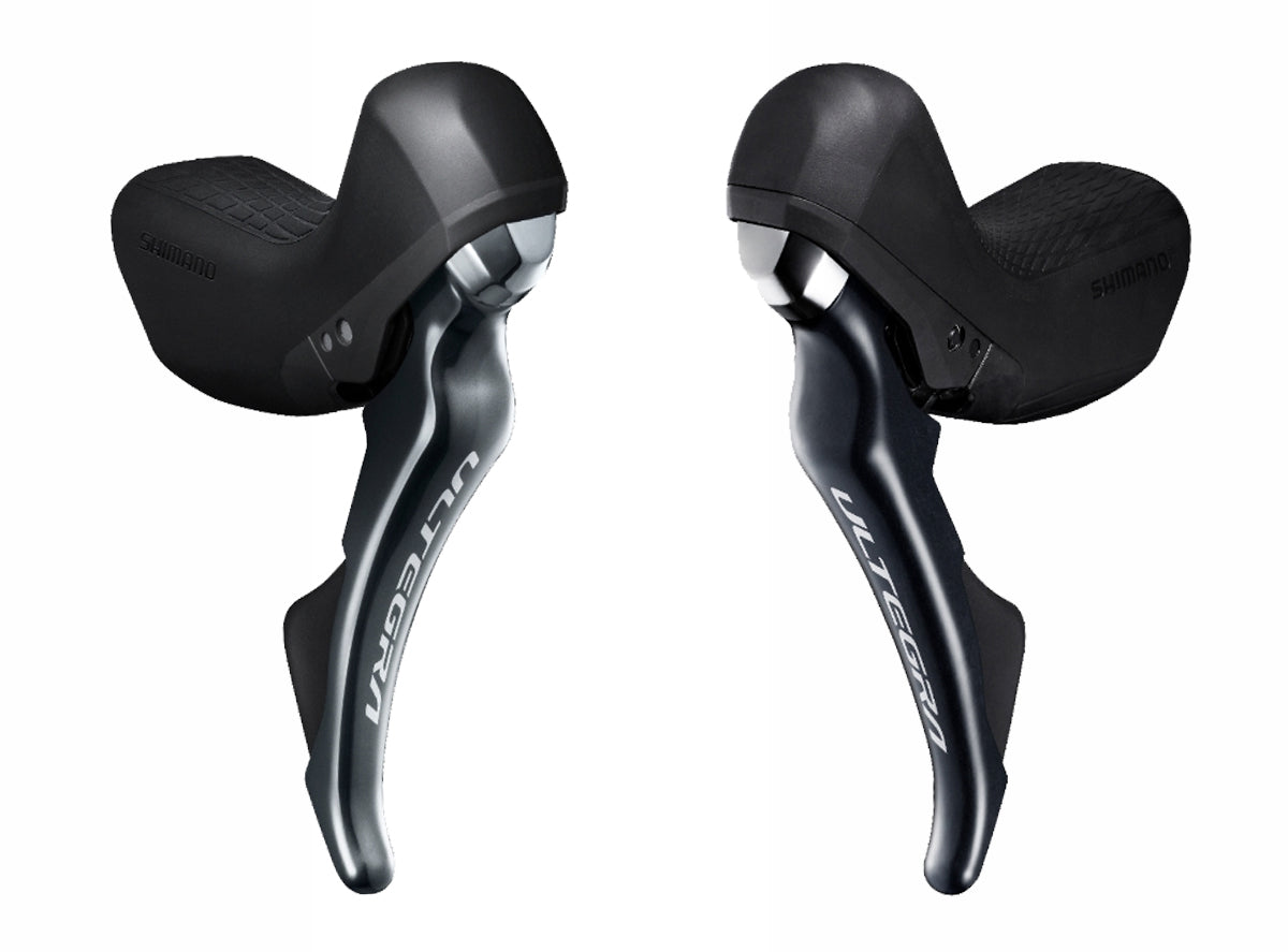 Shimano Ultegra R8020 11 Spd STI Shifter Black Left Hand Front 
