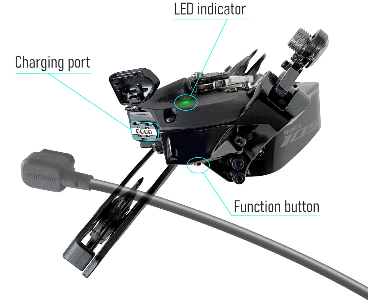 Shimano 105 R7150 Di2 12 Spd Rear Derailleur - Black