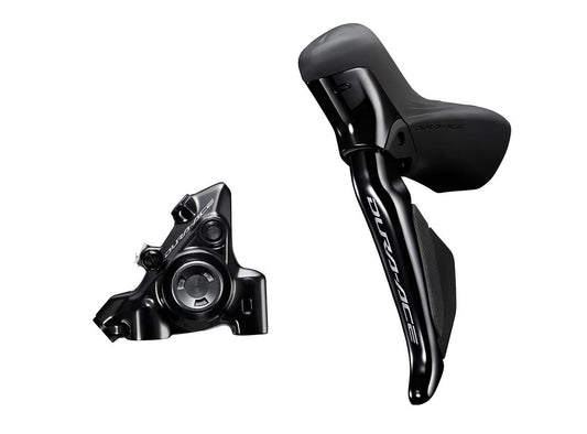 Shimano Dura-Ace Di2 R9270 12 Spd Road Shifter/Disc Brake Kit Black Left Hand - Front 
