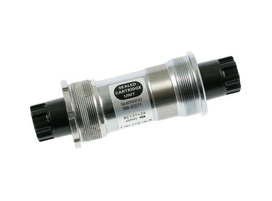 Shimano ES71 V2 Spline Bottom Bracket - English Silver 73/118mm 