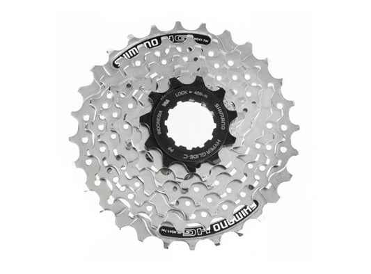 Shimano HG41 7 Spd MTB Cassette - Bulk Pack Silver 11-28t - 10 Pieces 