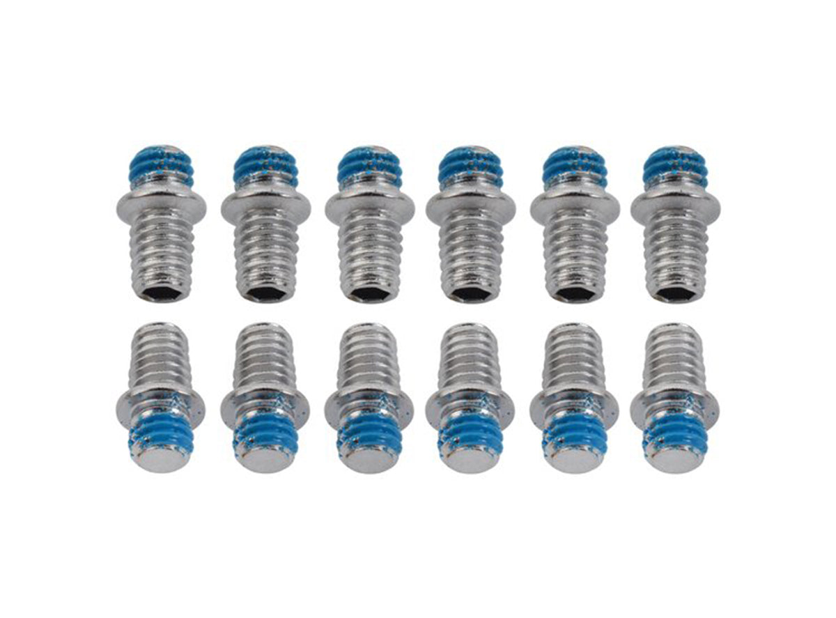 Shimano M828 Pedal Pins Silver Long Pin - 12pc 