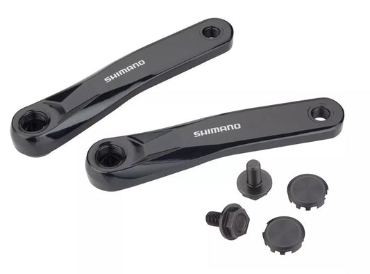 Shimano STEPS E5010 eBike Crank Arm Set - Black Black 170mm - JIS 