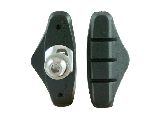 Shimano Tiagra 4600 R50T2 Road Brake Shoes - Black Black Pair 