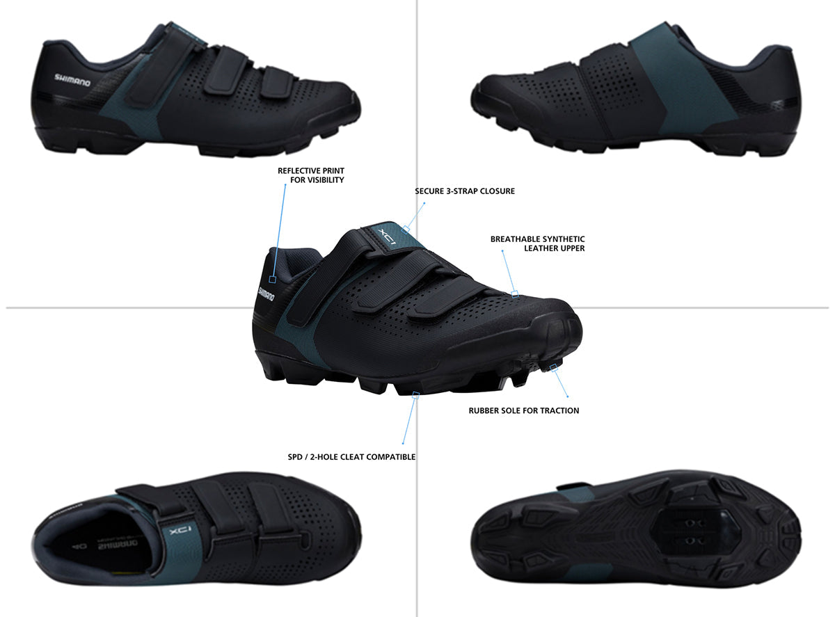 Shimano XC100W MTB Shoe - Womens - Black - 2021