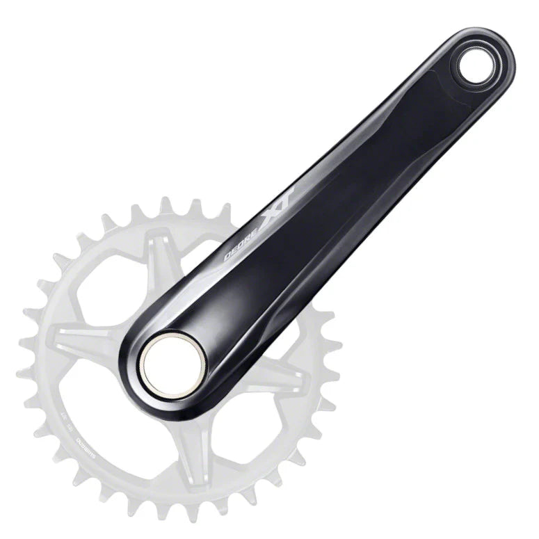 Shimano XT M8120-1 Crank Arms - Black Black 165mm No BB