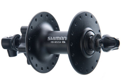 Shimano Deore M525 MTB Disc Hub - Front - Black