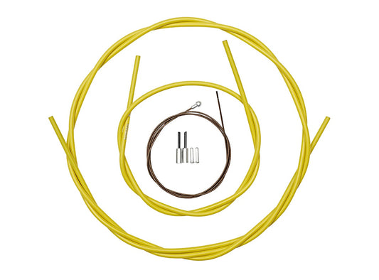Shimano Dura-Ace 9000 Road Polymer Brake Cable Set - Yellow Yellow 1.6 x 2000mm 