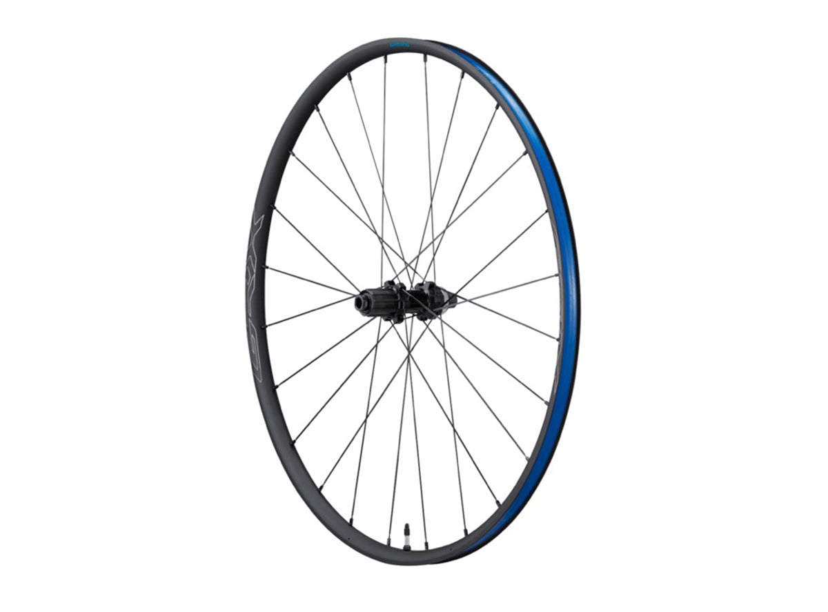 Shimano RX570 700c Tubeless Gravel Specific Disc Wheel - Rear Black 12x142mm E-Thru Axle - 24h - Centerlock 
