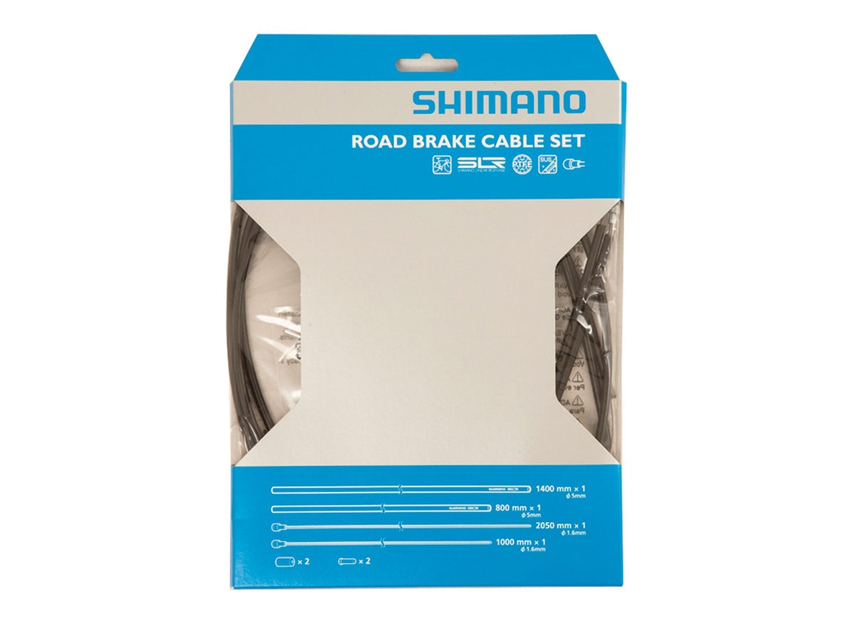 Shimano Road PTFE Brake Cable Set - Black Black  