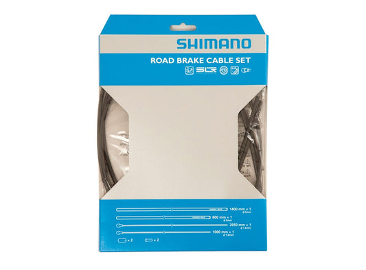 Shimano Road PTFE Brake Cable Set - Black Black  