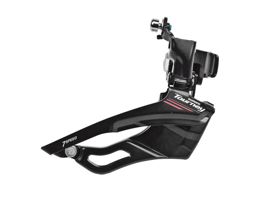 Shimano Tourney A073 7 Speed Triple Front Derailleur Black 34.9mm - Band On 