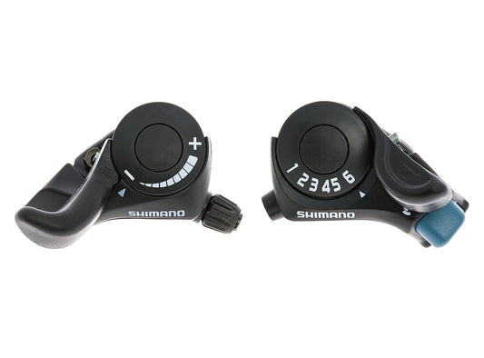 Shimano Tourney TX30 3x6 Spd Shifter Set Black  