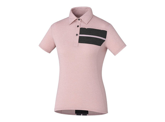 Shimano Transit Polo - Womens - Mauve Mauve Large 