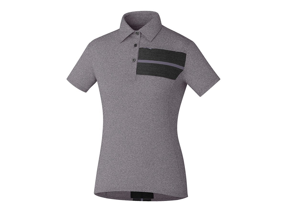 Shimano Transit Polo - Womens - Shark Shark Large 