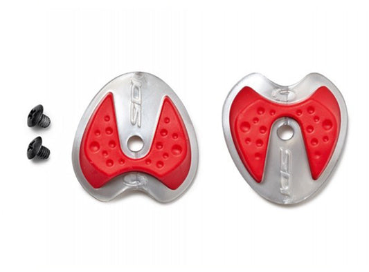 Sidi Anti-Slip Heel Red - Silver  