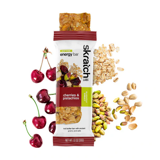 Skratch Labs Anytime Energy Bar - Cherry Pistachio Cherry Pistachio 12 Pack 