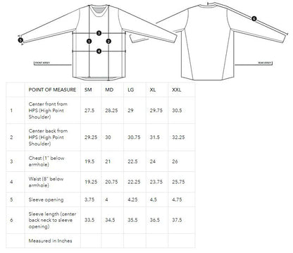 Troy Lee Designs Skyline Long Sleeve MTB Jersey - Radioscape - Mist