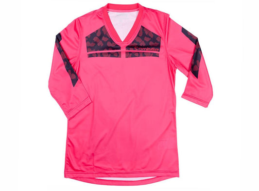 Sombrio Tyvekia MTB Jersey - Womens - Pink Pink - Black X-Small 