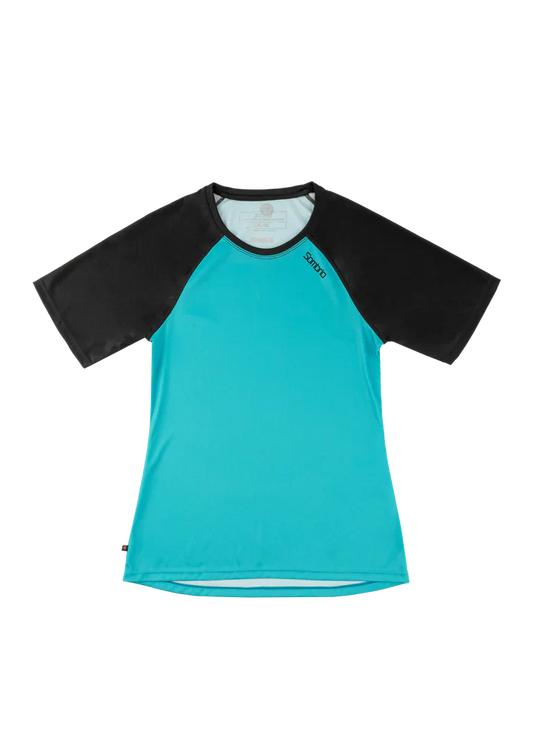 Sombrio Spruce Short Sleeve MTB Jersey - Womens - Skyline Blue Skyline Blue X-Small 