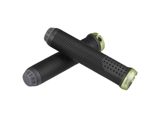 Spank Spike Grips 30 - Black-Green Black - Green  