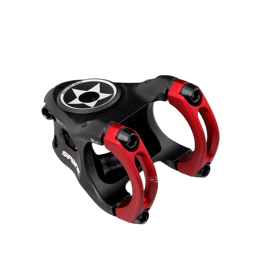 Spank Split 35 MTB Stem - Red Red 1.1/8" 45mm
