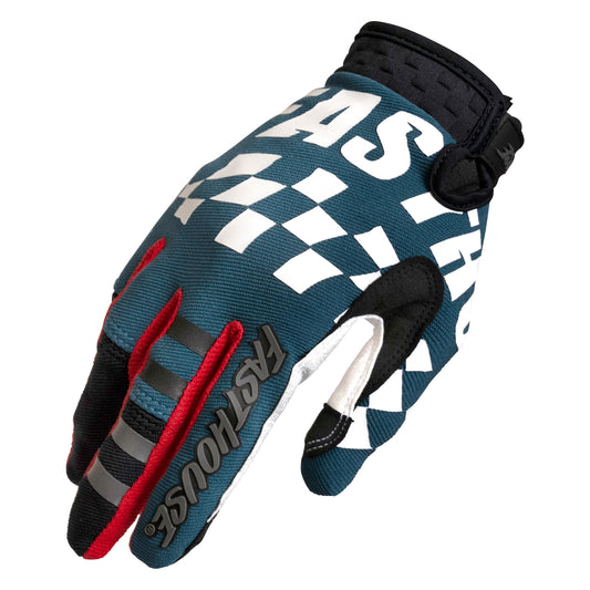 Fasthouse Speed Style Velocity MTB Glove - Indigo - 2022 Indigo Small 