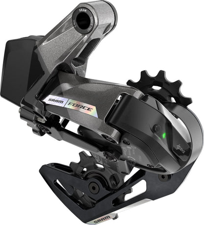 SRAM Force XPLR AXS D2 12 Spd Rear Derailleur - Unicorn Gray-Laser Foil