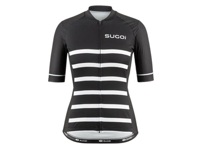 Sugoi Essence Print Short Sleeve Jersey - Womens - Nautical Black Nautical Black X-Small 