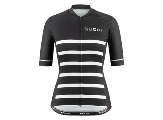 Sugoi Essence Print Short Sleeve Jersey - Womens - Nautical Black Nautical Black X-Small 