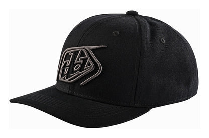 Troy Lee Designs 9Forty Snapback Hat - Crop - Black-Charcoal Black - Charcoal One Size 