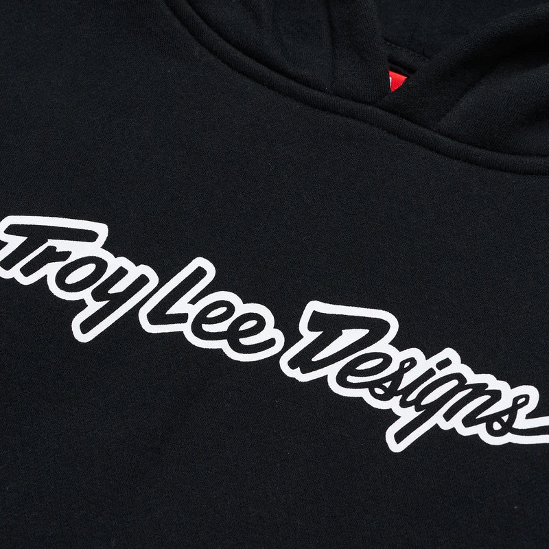 Troy Lee Designs Pullover Hoodie - Womens - Signature - Black