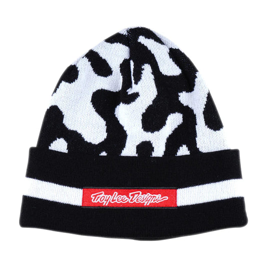 Troy Lee Designs Flow Camo Beanie - Black-White