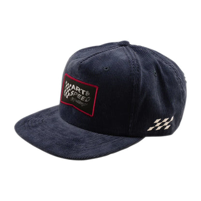 Troy Lee Designs Winners Circle Unstructured Snapback Hat - Corduroy Indigo