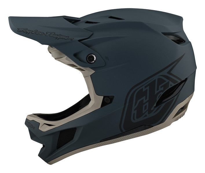 Troy Lee Designs D4 Composite Full Face Helmet - Stealth - Gray
