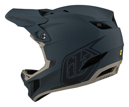 Troy Lee Designs D4 Composite Full Face Helmet - Stealth - Gray