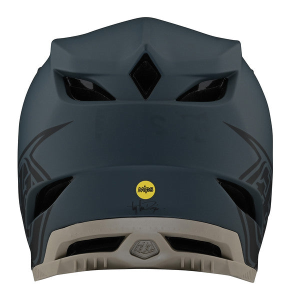 Troy Lee Designs D4 Composite Full Face Helmet - Stealth - Gray