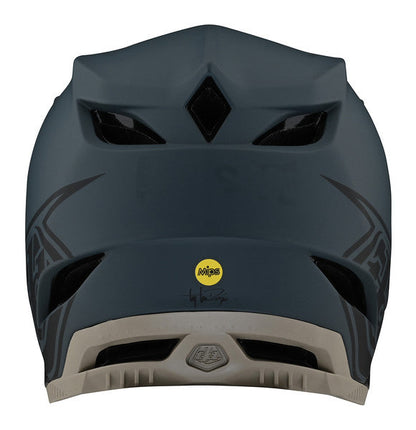 Troy Lee Designs D4 Composite Full Face Helmet - Stealth - Gray