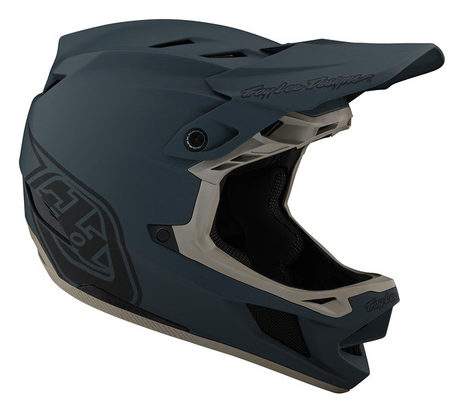 Troy Lee Designs D4 Composite Full Face Helmet - Stealth - Gray