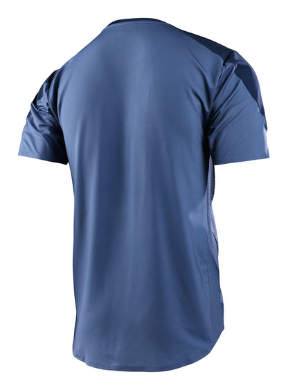 Troy Lee Designs Drift Short Sleeve MTB Jersey - Blue Mirage