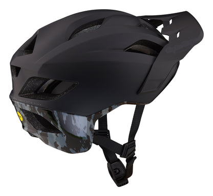 Troy Lee Designs Flowline SE MTB Helmet with MIPS - Radian Camo - Black-Gray - 2023
