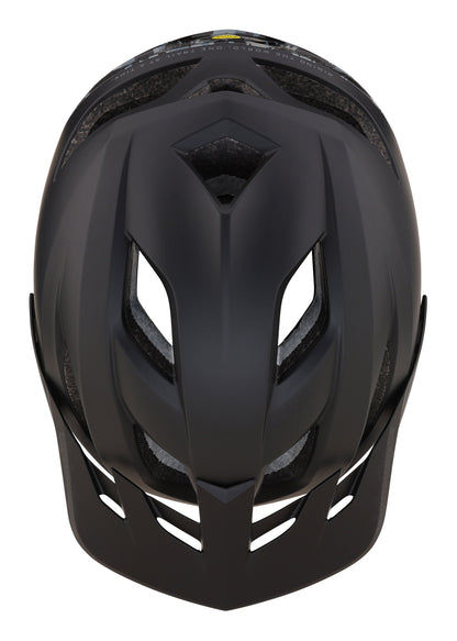 Troy Lee Designs Flowline SE MTB Helmet with MIPS - Radian Camo - Black-Gray - 2023