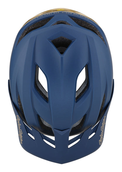 Troy Lee Designs Flowline SE MTB Helmet with MIPS - Radian - Navy-Titanium - 2023