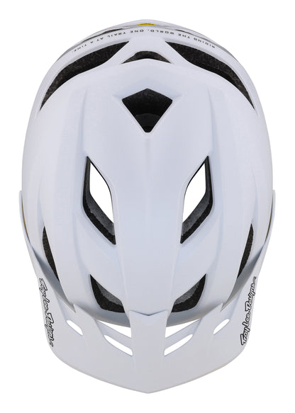 Troy Lee Designs Flowline SE MTB Helmet with MIPS - Stealth - White