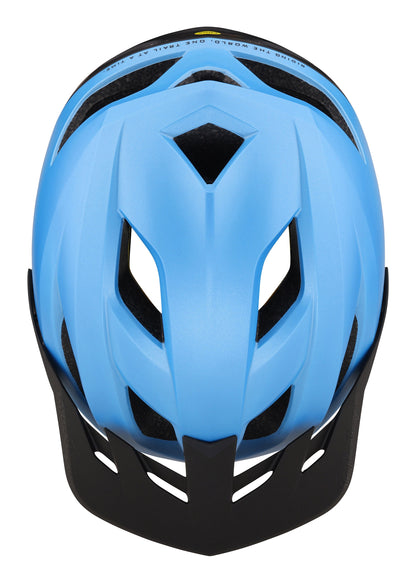 Troy Lee Designs Flowline MTB Helmet with MIPS - Orbit - Oasis Blue-Black - 2023