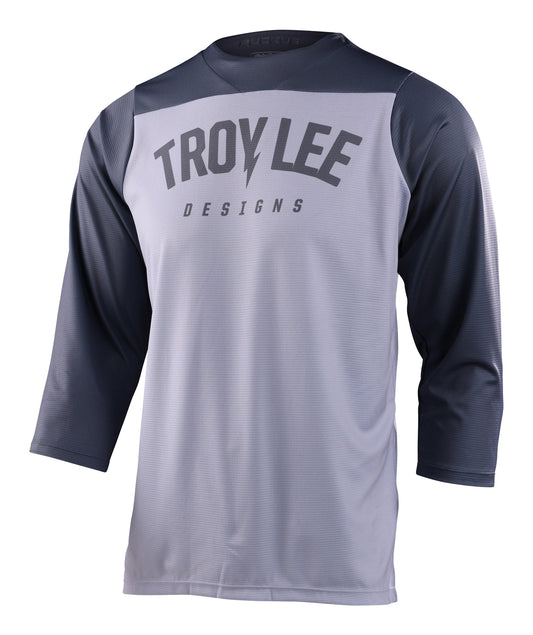 Troy Lee Designs Ruckus 3/4 Sleeve MTB Jersey - Camber - Light Gray - 2023