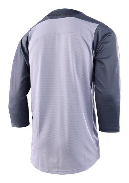 Troy Lee Designs Ruckus 3/4 Sleeve MTB Jersey - Camber - Light Gray - 2023