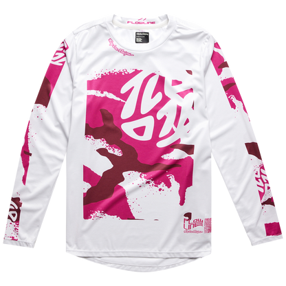 Troy Lee Designs Flowline Long Sleeve MTB Jersey - Confined - Mist