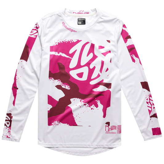 Troy Lee Designs Flowline Long Sleeve MTB Jersey - Confined - Mist
